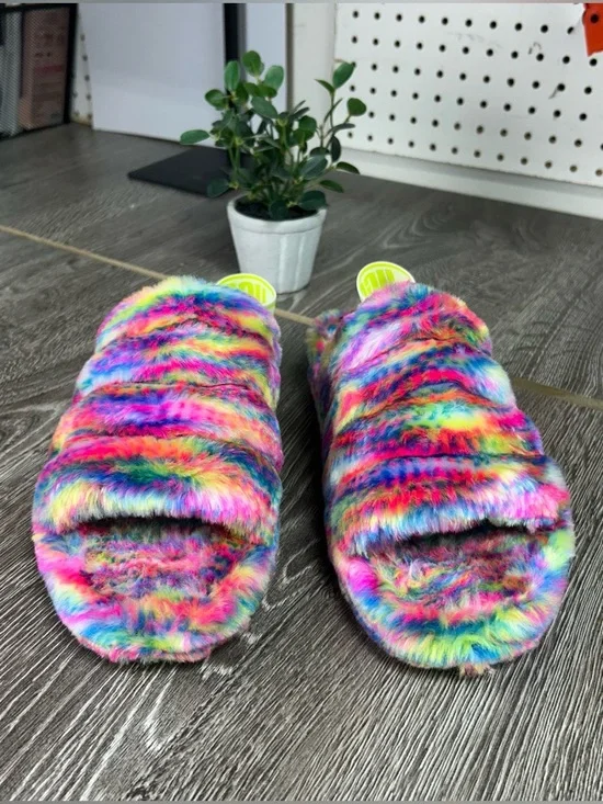 UGG FLUFF YEAH PIXELATE SLIPPERS - Picture 4 of 12